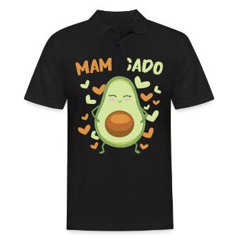 Avocado Frucht Vegan Vegetarier Veganer Avocados - Männer Poloshirt - Schwarz - Vorne - Kai (181cm)