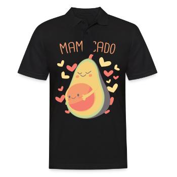 Avocado Frucht Vegan Vegetarier Veganer Avocados - Männer Poloshirt - Schwarz - Vorne - Kai (181cm)