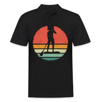 Stand up Paddle SUP Board Surf Paddle Paddle - Polo Homme - noir - Devant - Kai (181cm)