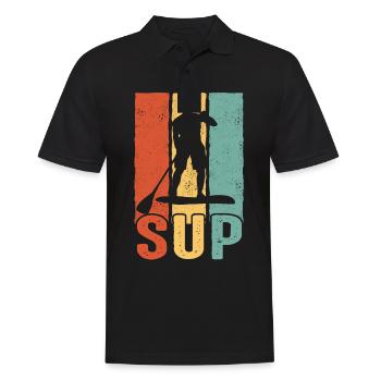 Stand up Paddle SUP Board Surf Paddle Paddle - Polo Homme - noir - Devant - Kai (181cm)