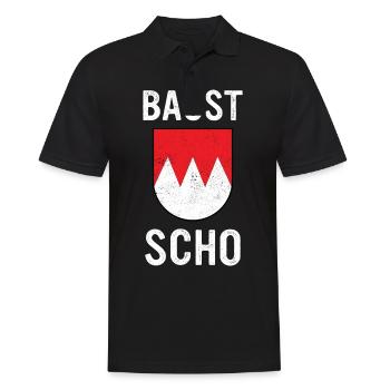 Franken Bayern Nürnberg Frankenland Fränkisch - Männer Poloshirt - Schwarz - Vorne - Kai (181cm)