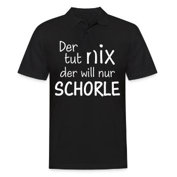 Pfalz Pfalz Pfälzer Rheinland Pfalz - Männer Poloshirt - Schwarz - Vorne - Kai (181cm)