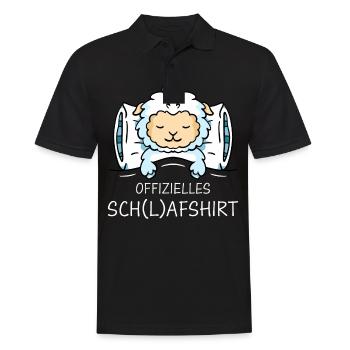 Schafe Schafherde Bauernhof Landwirt Schäfer - Männer Poloshirt - Schwarz - Vorne - Kai (181cm)