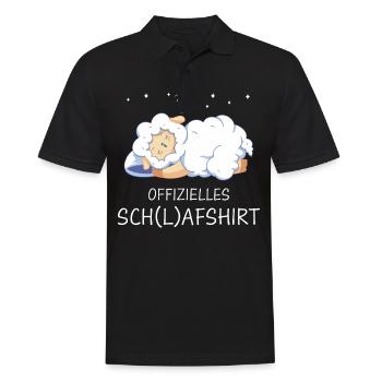 Schafe Schafherde Bauernhof Landwirt Schäfer - Männer Poloshirt - Schwarz - Vorne - Kai (181cm)