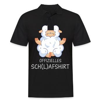 Schafe Schafherde Bauernhof Landwirt Schäfer - Männer Poloshirt - Schwarz - Vorne - Kai (181cm)