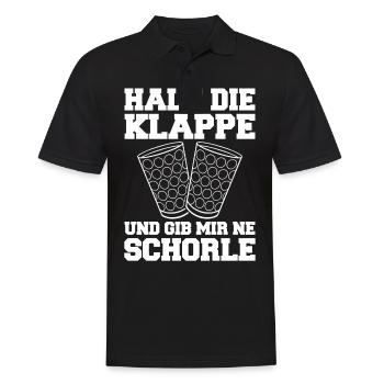 Pfalz Pfälzer Rheinland Pfalz Schorle - Männer Poloshirt - Schwarz - Vorne - Kai (181cm)