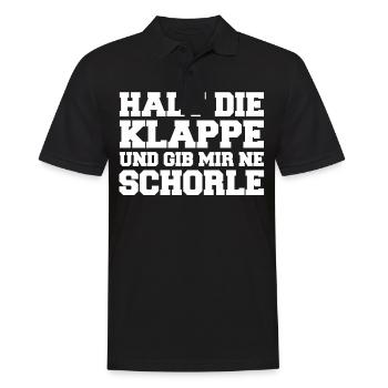 Pfalz Pfälzer Rheinland Pfalz Schorle - Männer Poloshirt - Schwarz - Vorne - Kai (181cm)