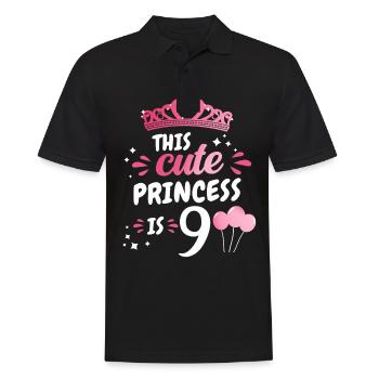 Cadeau 9 ans anniversaire garçon ou fille - Polo Homme - noir - Devant - Kai (181cm)
