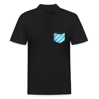 Free State of Bavaria Bavarian - Men's Polo Shirt - black - Front - Kai (181cm)