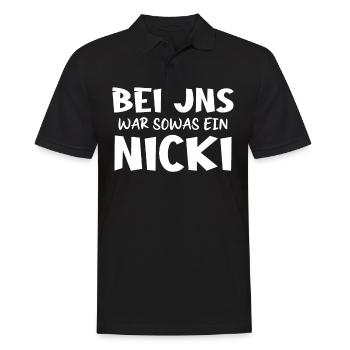 Ostdeutschland Osten Ossi DDR Heimat Ostblock - Männer Poloshirt - Schwarz - Vorne - Kai (181cm)
