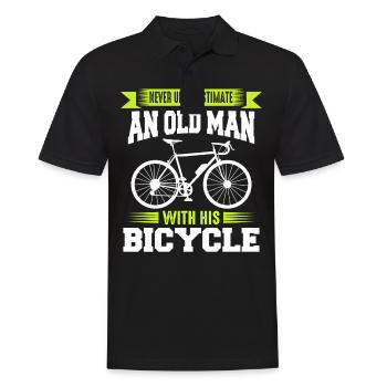 Vélo Vélo de montagne Cyclisme - Polo Homme - noir - Devant - Kai (181cm)