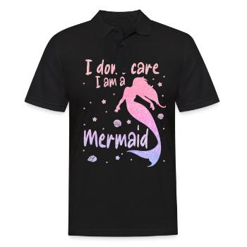 Mermaid Fable Mermaids Conte de fées - Polo Homme - noir - Devant - Kai (181cm)