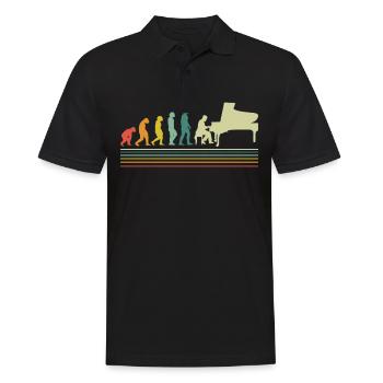 Piano Klavier Pianiste Instrument - Polo Homme - noir - Devant - Kai (181cm)