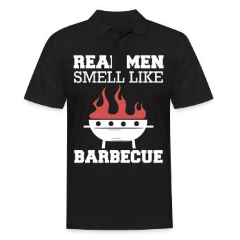 Grill Grillen Griller BBQ Barbecue - Männer Poloshirt - Schwarz - Vorne - Kai (181cm)