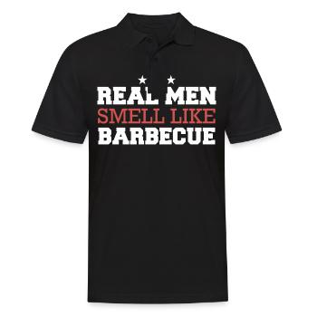 Grill Grillen Griller BBQ Barbecue - Männer Poloshirt - Schwarz - Vorne - Kai (181cm)