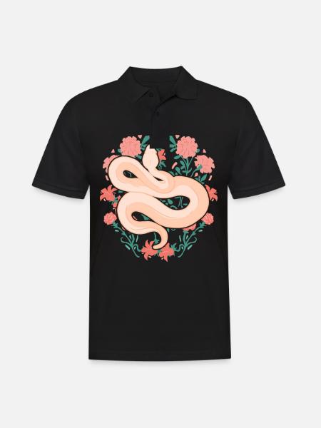 Snake, Snake, Animal - Men's Polo Shirt - black