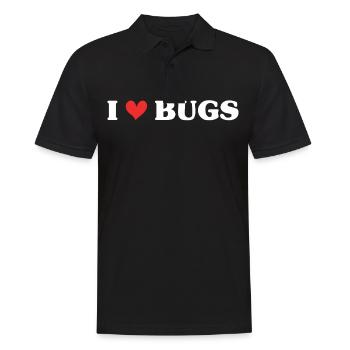 Insekten Entomologe Biologie - Männer Poloshirt - Schwarz - Vorne - Kai (181cm)