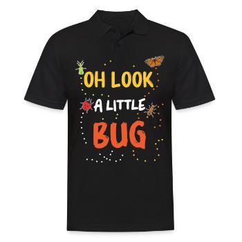 Insect Entomologist Biology - Men's Polo Shirt - black - Front - Kai (181cm)