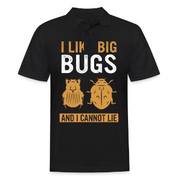 Insekten Entomologe Biologie - Männer Poloshirt - Schwarz - Vorne - Kai (181cm)