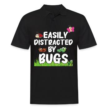 Insekten Entomologe Biologie - Männer Poloshirt - Schwarz - Vorne - Kai (181cm)