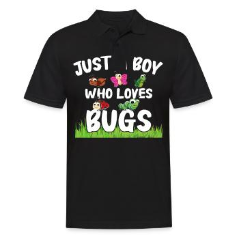Insekten Entomologe Biologie - Männer Poloshirt - Schwarz - Vorne - Kai (181cm)