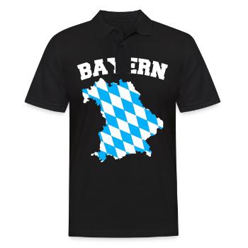 Free State of Bavaria Bavarian - Men's Polo Shirt - black - Front - Kai (181cm)
