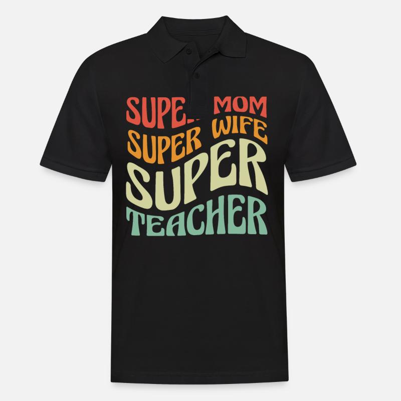 Lehrer Schule Lehrkraft Lehramt Lehrerin - Männer Poloshirt - Schwarz