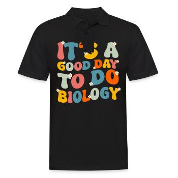Lehrer Schule Lehrkraft Lehramt Lehrerin - Männer Poloshirt - Schwarz - Vorne - Kai (181cm)
