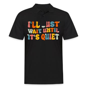 Lehrer Schule Lehrkraft Lehramt Lehrerin - Männer Poloshirt - Schwarz - Vorne - Kai (181cm)