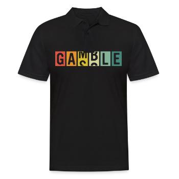 Jeux de casino Casino Las Vegas Joueurs - Polo Homme - noir - Devant - Kai (181cm)