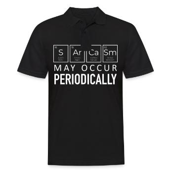 Lustig Sarkasmus sarkastischer Humor Ironie - Männer Poloshirt - Schwarz - Vorne - Kai (181cm)