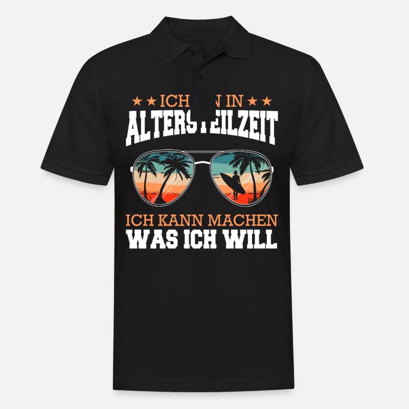 Altersteilzeit ATZ - Männer Poloshirt - Schwarz