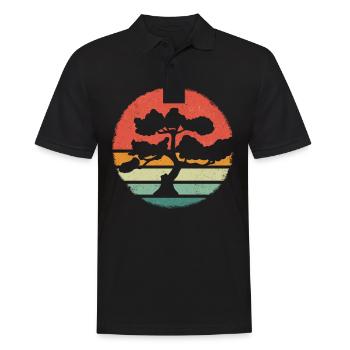 Bonsaï Bonsaï Japonais - Polo Homme - noir - Devant - Kai (181cm)