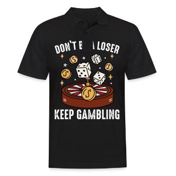 Casino Jeux de hasard Casino Las Vegas Joueurs - Polo Homme - noir - Devant - Kai (181cm)