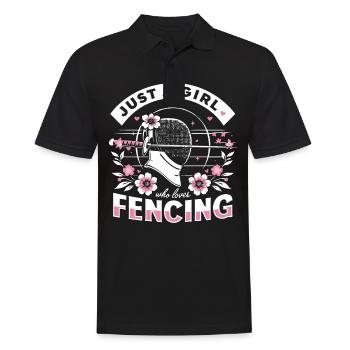 Fencing Fencers - Men's Polo Shirt - black - Front - Kai (181cm)