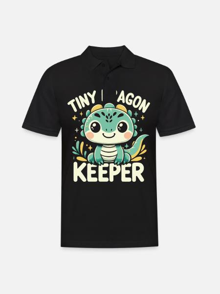 Lizard Reptiles Lizards Animal - Men's Polo Shirt - black