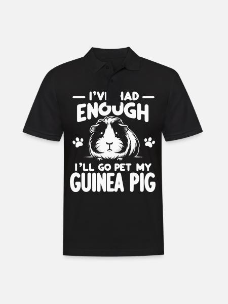 Guinea pig - Men's Polo Shirt - black