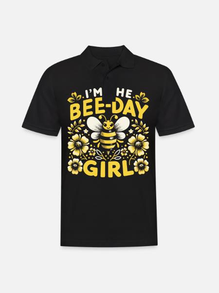 honey bee, beekeeper, bee, bee - Men's Polo Shirt - black