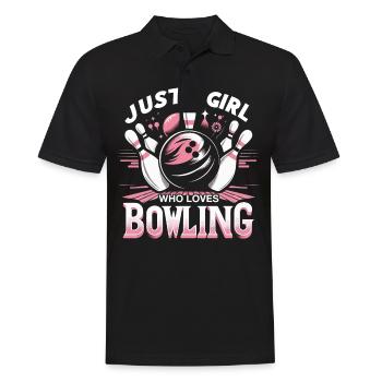 Bowling Bowler Pin Ball Bowling Ball - Polo Homme - noir - Devant - Kai (181cm)