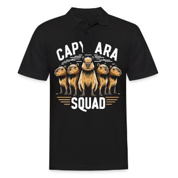 Capybara Capybara Rongeur Animal - Polo Homme - noir - Devant - Kai (181cm)