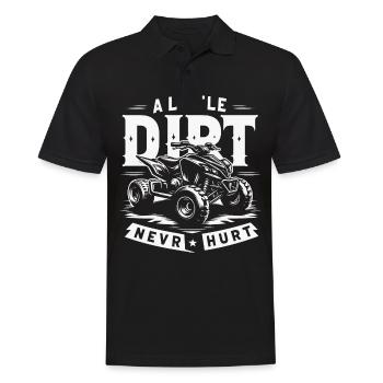 Quad Quads Quatre Roues Sport Automobile - Polo Homme - noir - Devant - Kai (181cm)