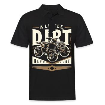 Quad Quads Quatre Roues Sport Automobile - Polo Homme - noir - Devant - Kai (181cm)