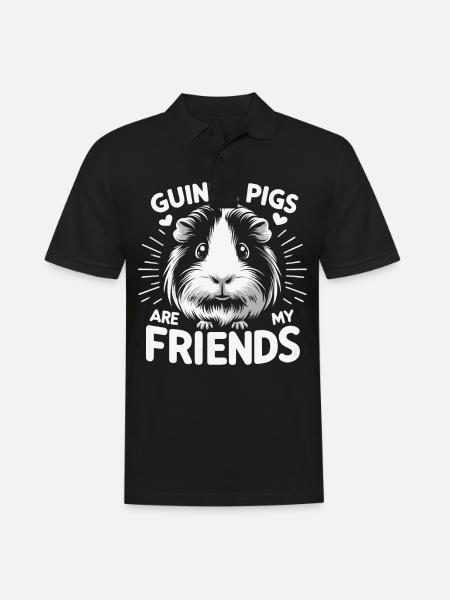Guinea pig - Men's Polo Shirt - black