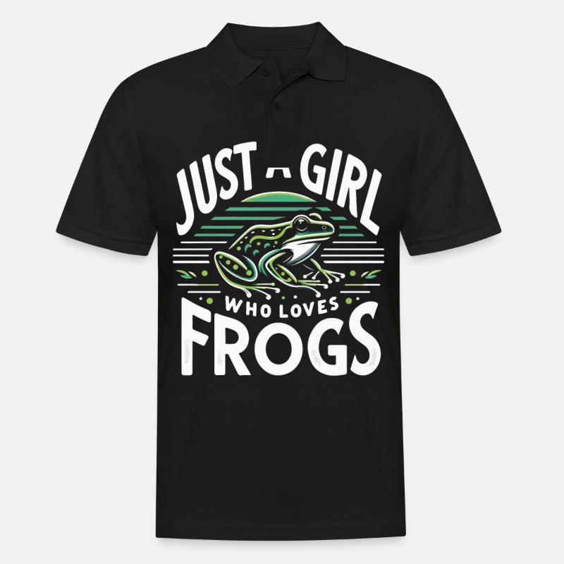 Frog Toad - Men's Polo Shirt - black