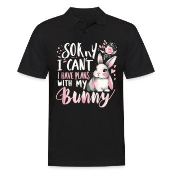 Lapin, Lapin, Animal, Animal De Compagnie, Lapins - Polo Homme - noir - Devant - Kai (181cm)