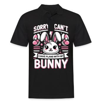 Lapin, Lapin, Animal, Animal De Compagnie, Lapins - Polo Homme - noir - Devant - Kai (181cm)