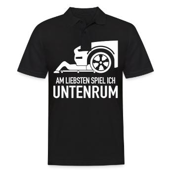 Mechanic Mechanic Workshop Car Mechanic - Men's Polo Shirt - black - Front - Kai (181cm)