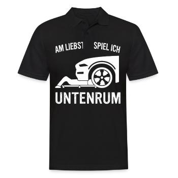 Mechanic Mechanic Workshop Car Mechanic - Men's Polo Shirt - black - Front - Kai (181cm)