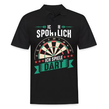 Fléchettes Fléchettes Joueur de fléchettes Fléchettes Sport - Polo Homme - noir - Devant - Kai (181cm)