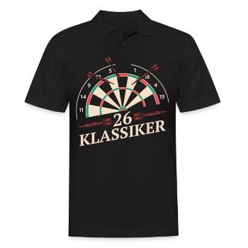 Darts Darts Darts Players Darts - Men's Polo Shirt - black - Front - Kai (181cm)
